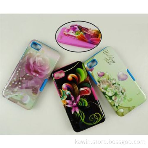 Water Transfer Printing PC+Silicone Cover for BlackBerry Z10
